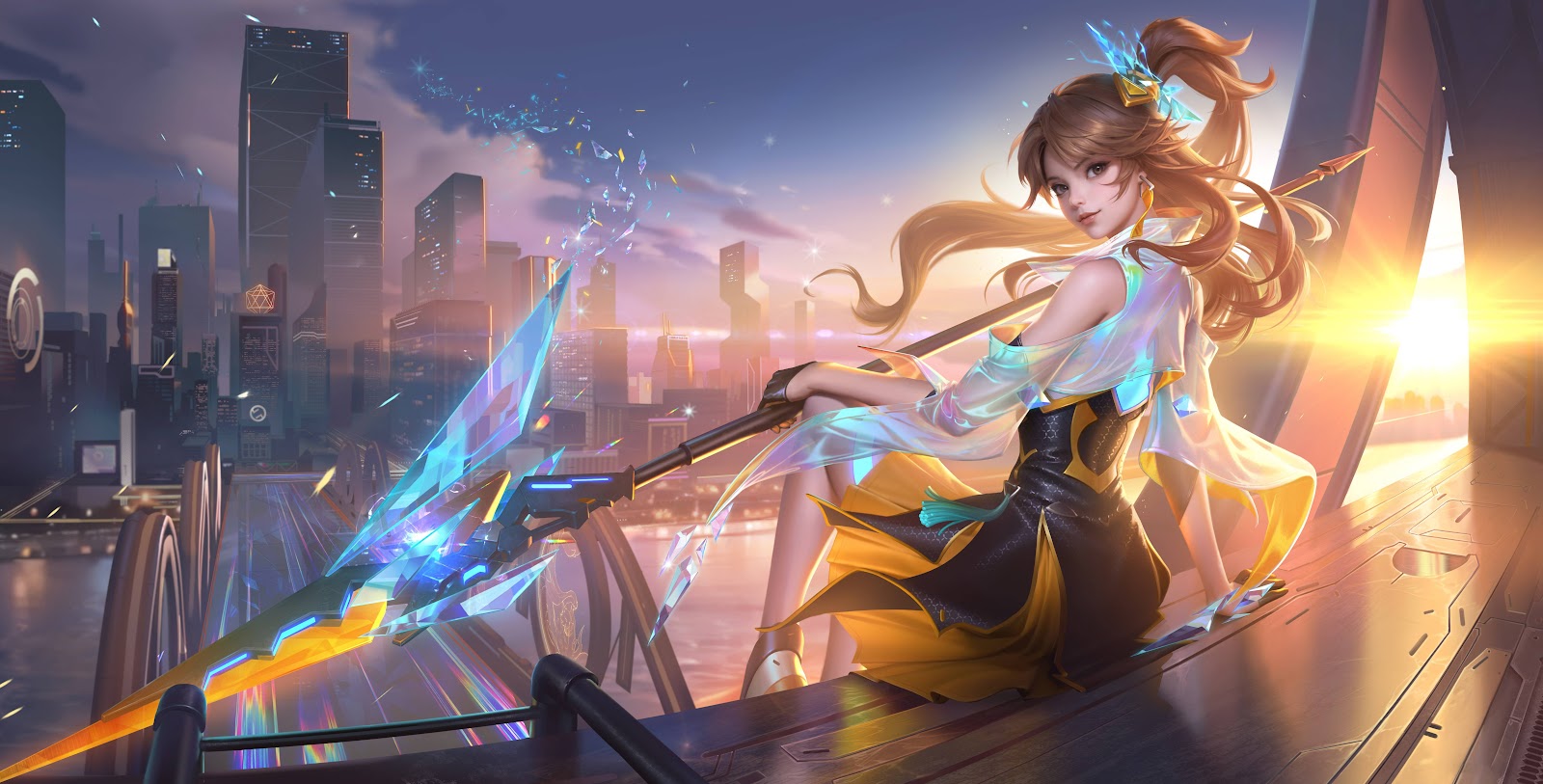 Crystallight Spear Ying | Honor of Kings 4K Live Wallpaper & 8K Splash ...