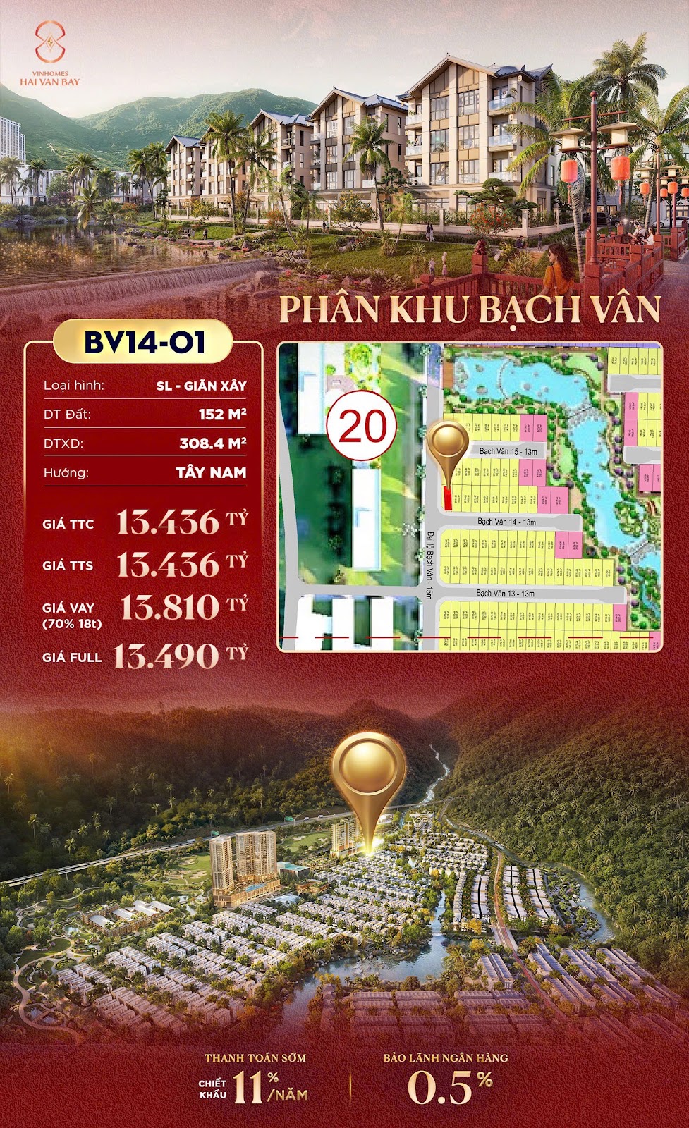 BV14-01 🔥 VINHOMES HẢI VÂN BAY