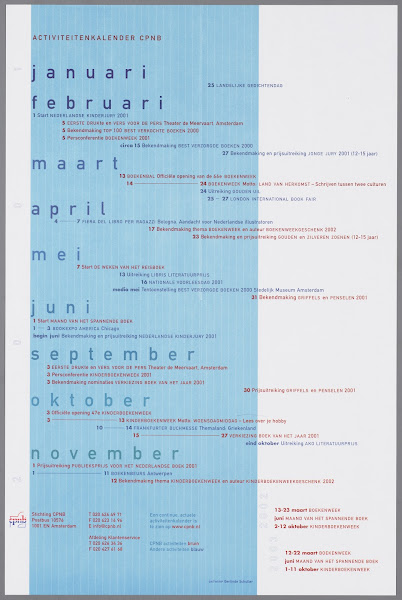 Aktiviteitenkalender CPNB 2001 2003 2001