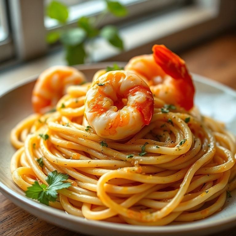 Garlic Shrimp Pasta Recipe – Easy 40‑Minute Weeknight Dinner finished