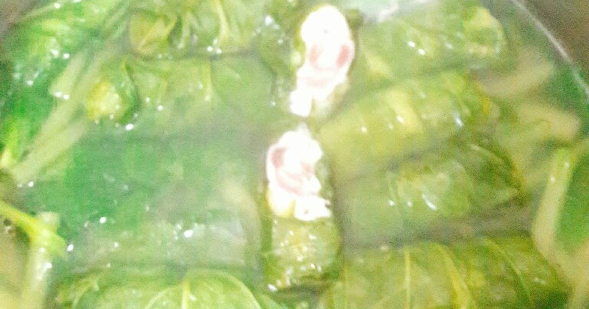 Canh cải cuộn thịt