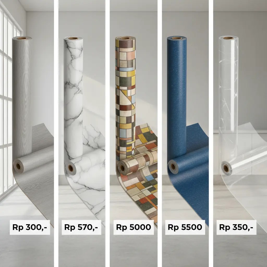 Harga Vinyl per Meter untuk Berbagai Jenis