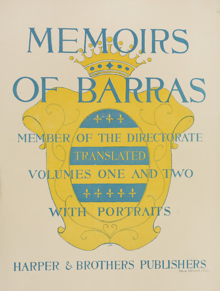Memoirs of Barras 1895 1911