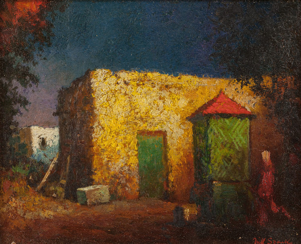 Courtyard Well New Mexico circa 1900