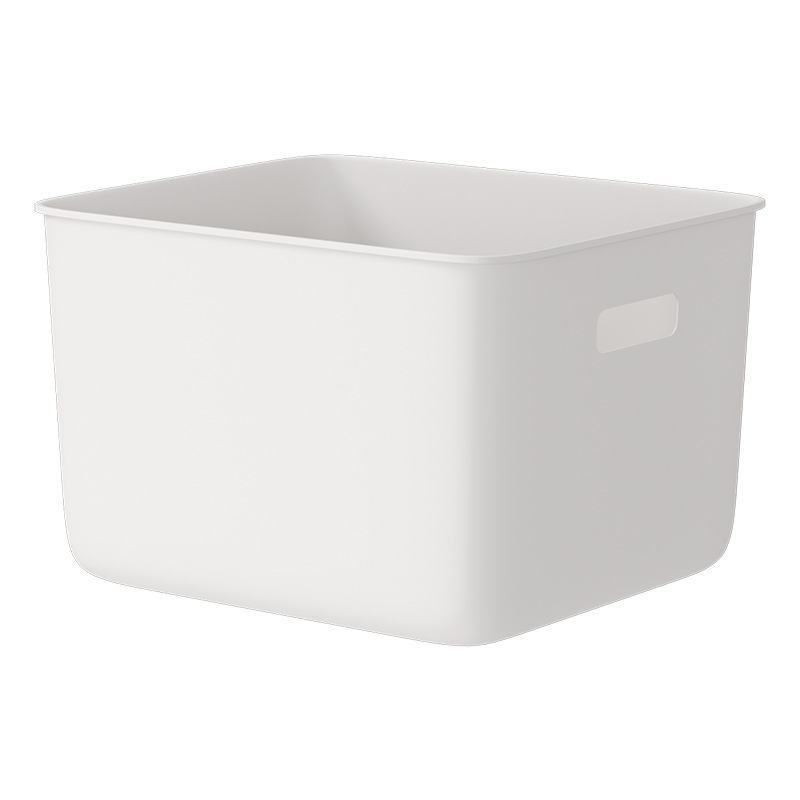 Plastic storage box for desk and cabinet