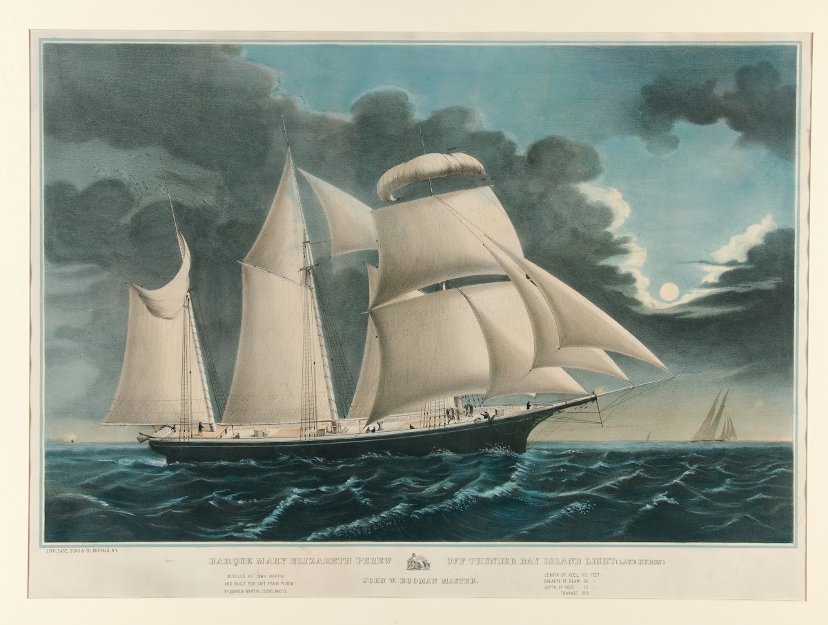 Barque Mary Elizabeth Perew LakeHuron