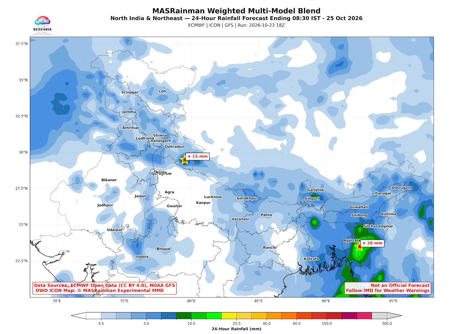 North India MME - MasRainMan Weather