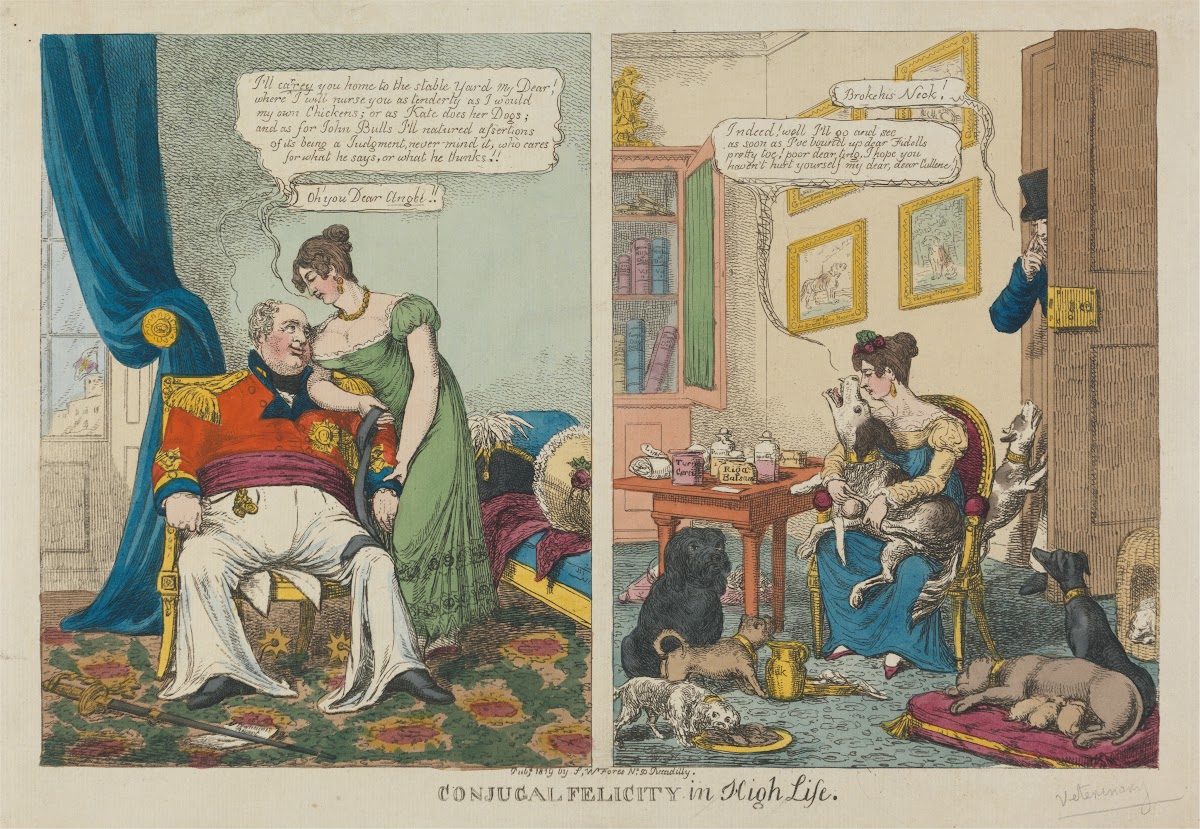 Conjugal Felicity in High Life 1819