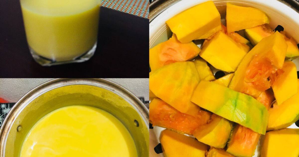 Sữa bí đỏ ^^