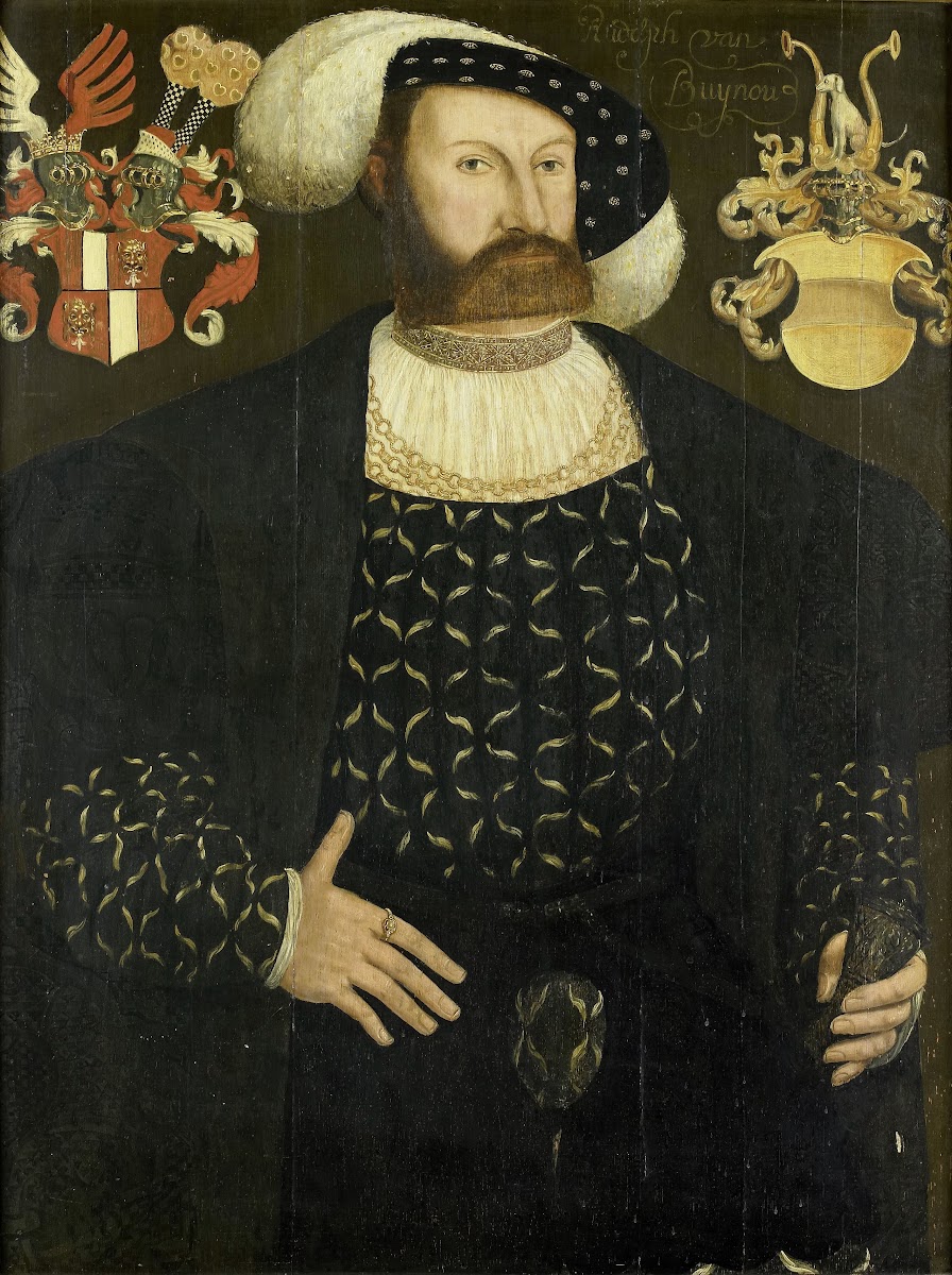 Presumably Posthumous Portrait Of Rudolph Van Buynou D 1542 High Bailiff Of Stav
