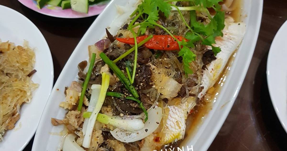 Cá hồng biển hấp