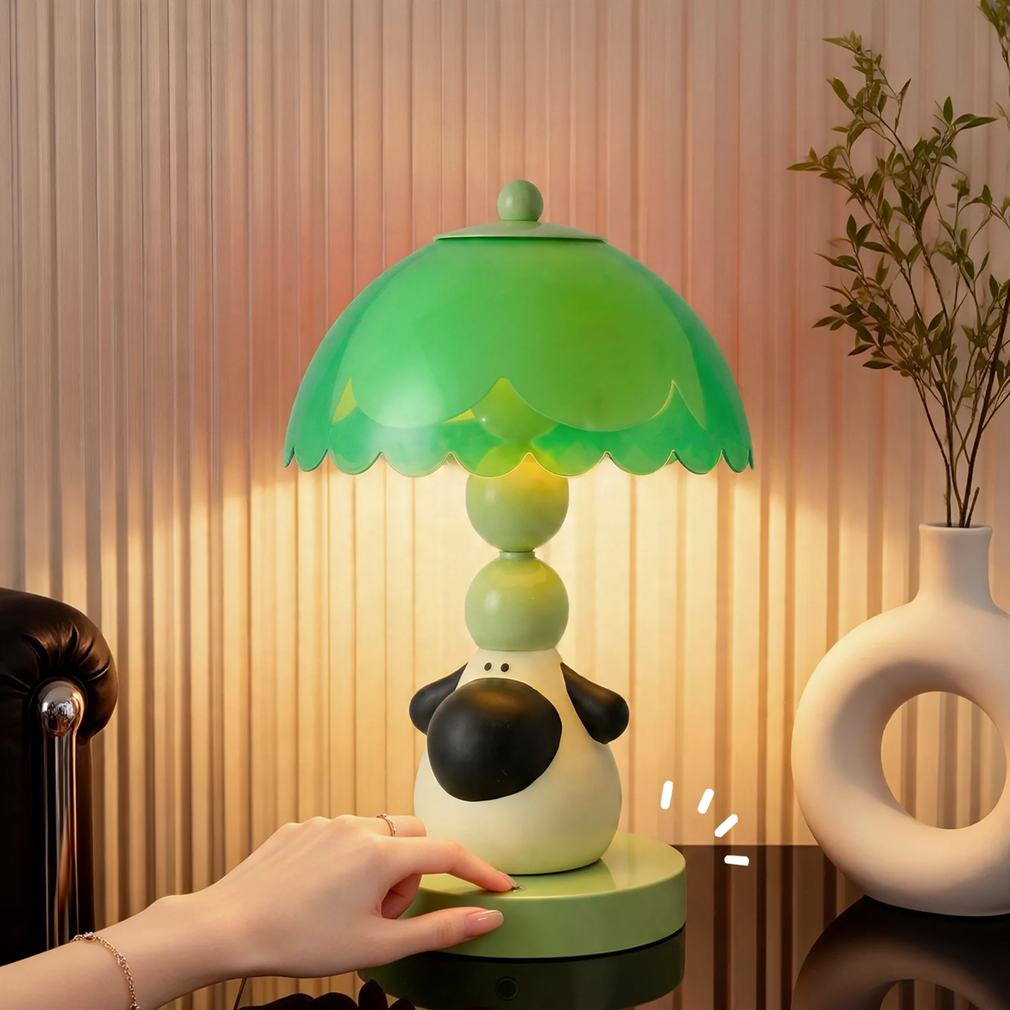 Dog Table Lamp, Cartoon Design