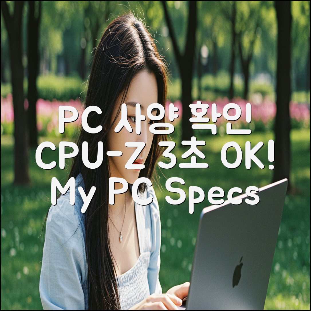CPU-Z로 3초 만에 내 PC 사양 확인!