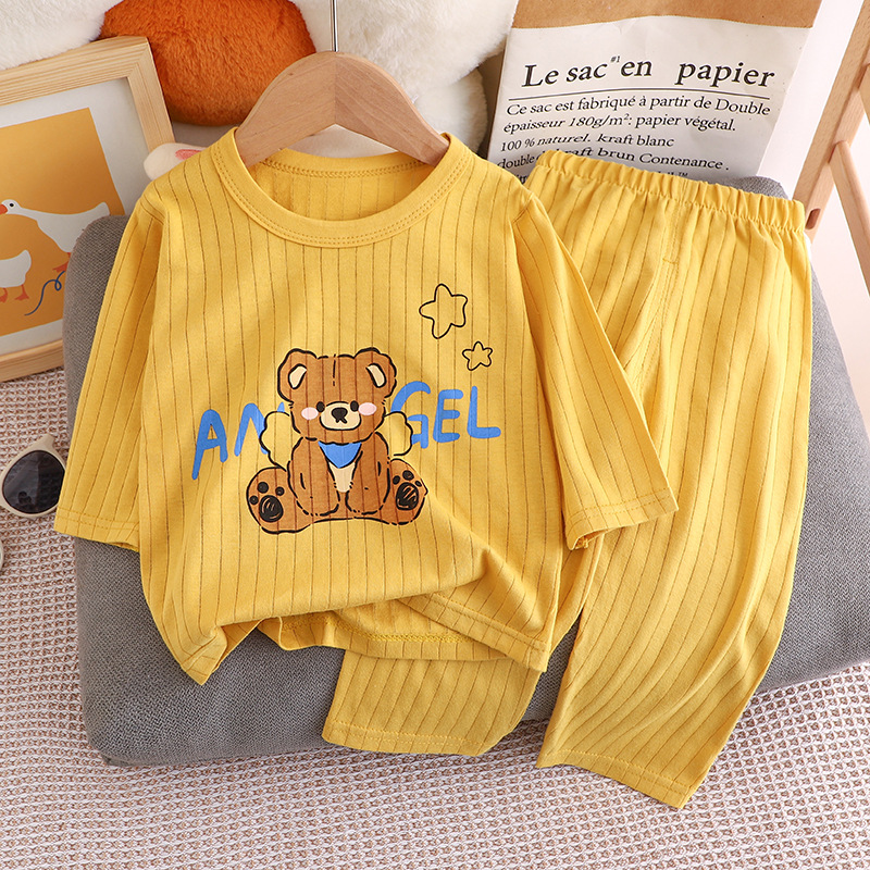 Children's Pajama Set, Long-Sleeve, Cotton, Lightweight