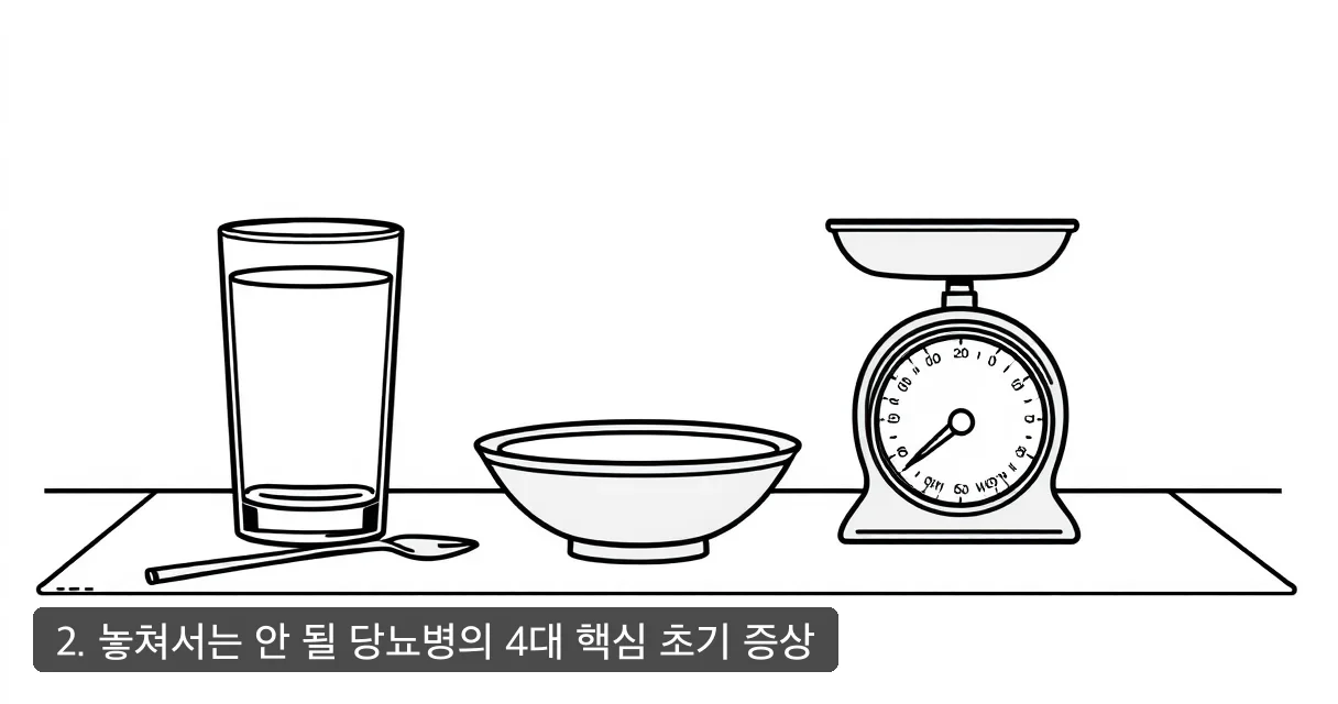 2. 놓쳐서는 안 될 당뇨병의 4대 핵심 초기 증상