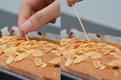 Dùng tăm nhọn ghim vào bánh bông lan và rút ra, nếu thấy sạch là bánh đã chín. Để bánh bông lan nguội trong khuôn, sau đó sễ dàng trút bánh rời khỏi khuôn hơn nhé. Loại bánh bông lan này rất dễ làm bằng lò nướng, có mùi thơm của bơ, ngọt vị nho và béo vị sữa, cả nhà ai cũng thích.