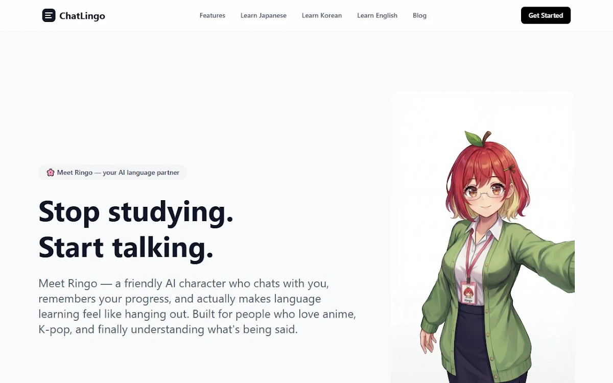 Captura de Chatlingo