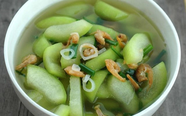 Canh Bí Đao Nấu Tôm Khô