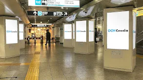 東京メトロ　MCV(単駅1monthスポット)　高田馬場駅　JR線・西武新宿線方面改札