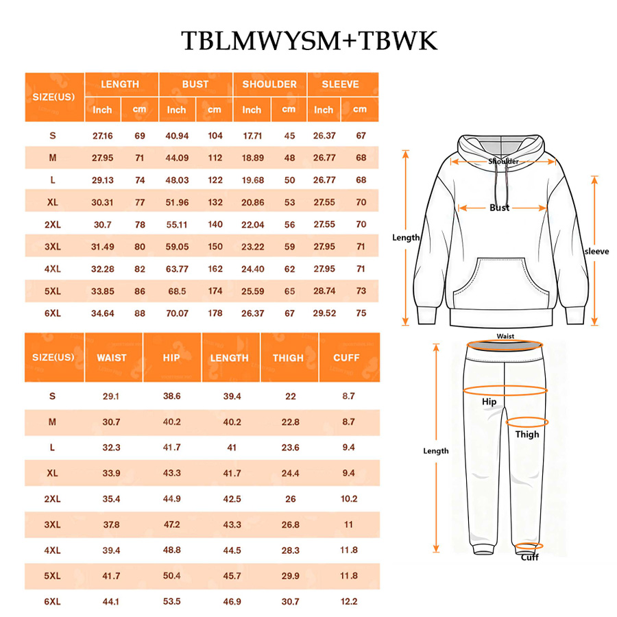 AOP Hoodie&Sweatpants Set