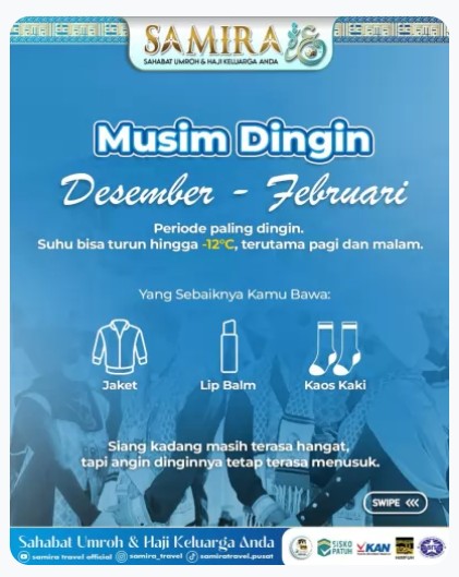 Panduan Musim Umroh - Musim Semi