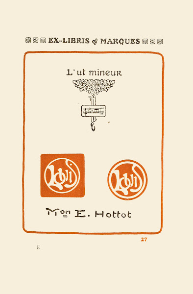 Le second livre des monogrammes, marques, cachets et es libris Pl.25 1908