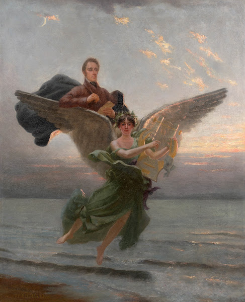The Poet And The Muse From Lamartine