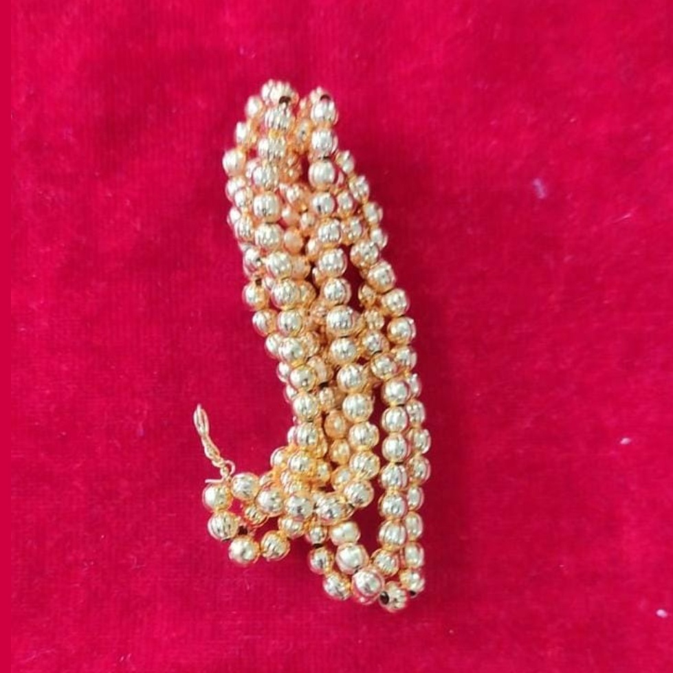 4 mm kharbuja gold plated-1 line