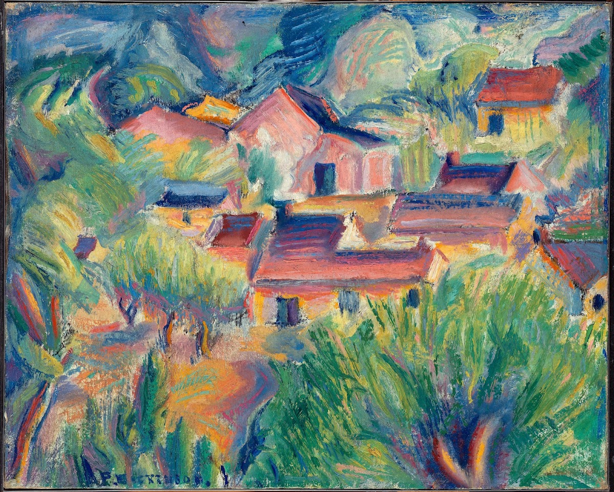 Houses and Landscape ca 1918