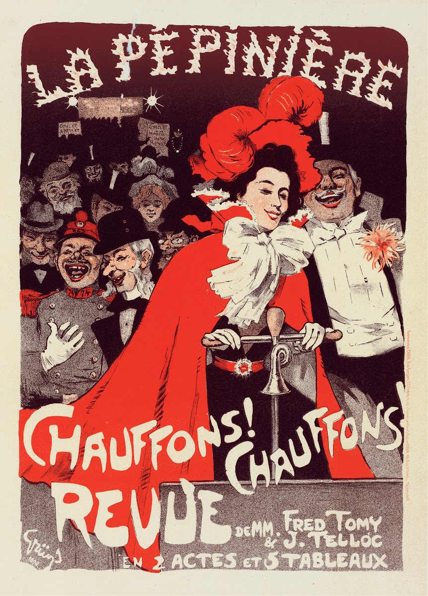Affiche Pour Le Concert De La Pépinière chauffons Chauffons 1899