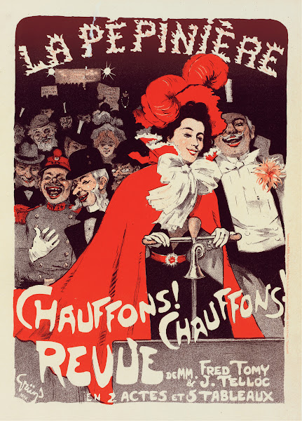 Affiche Pour Le Concert De La Pépinière chauffons Chauffons 1899