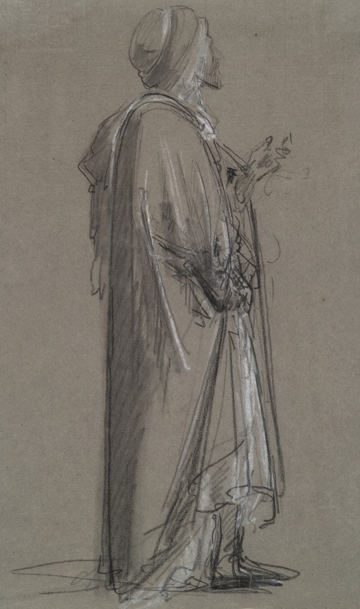 Arabe debout A StandingArab ca1853