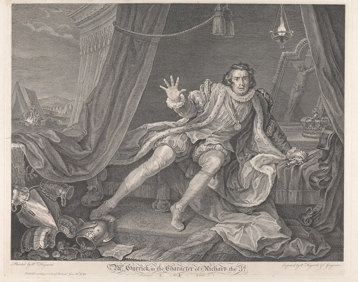 Mr Garrick in the Character of Richard III 1746
