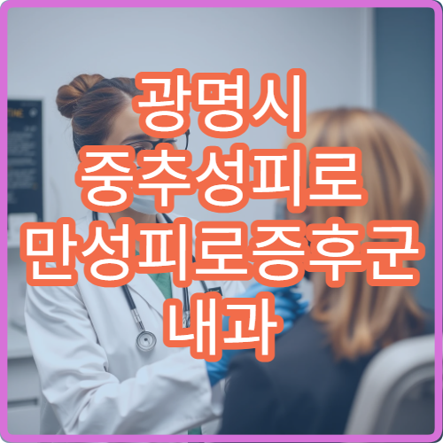 광명시 중추성피로 만성피로증후군 내과 면역조절제 치료 병원