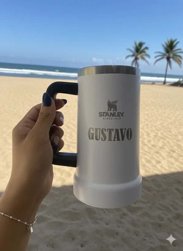 Caneca de chopp térmica