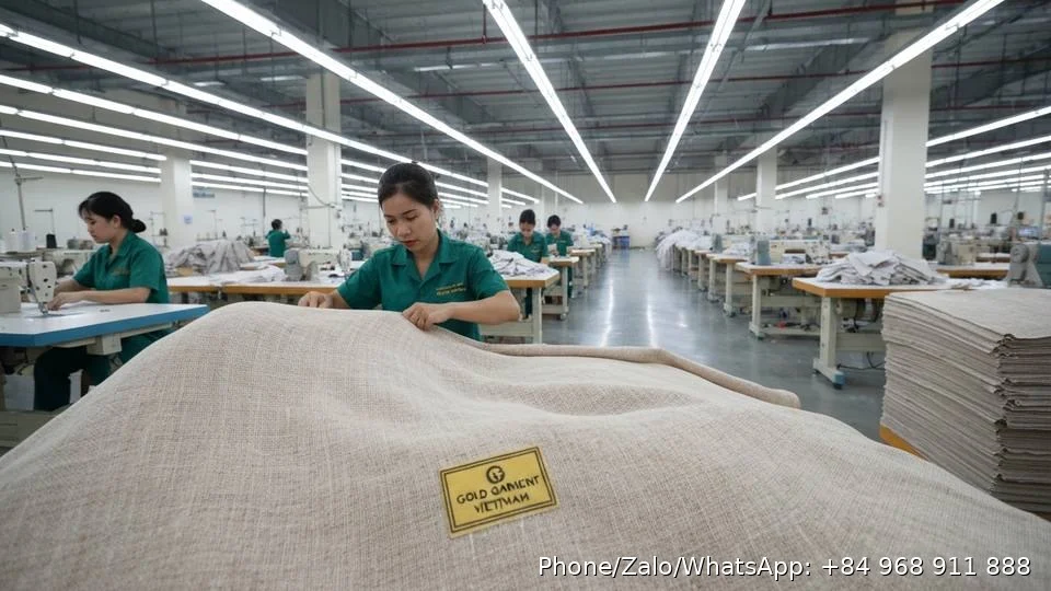 Linen Fabric Wholesale - Gold Garment Vietnam