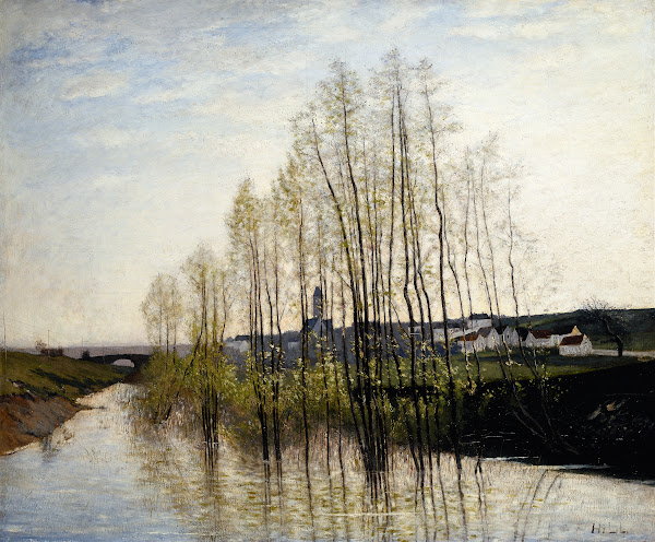 River Landscape Champagne 1876