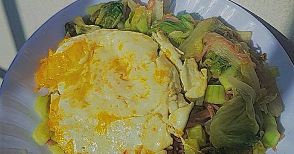 😋🍳Bún gạo lứt xào 🍝