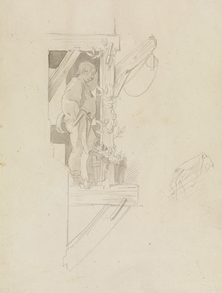 Moritz von Schwind auf dem Baugerüst 1838 1839