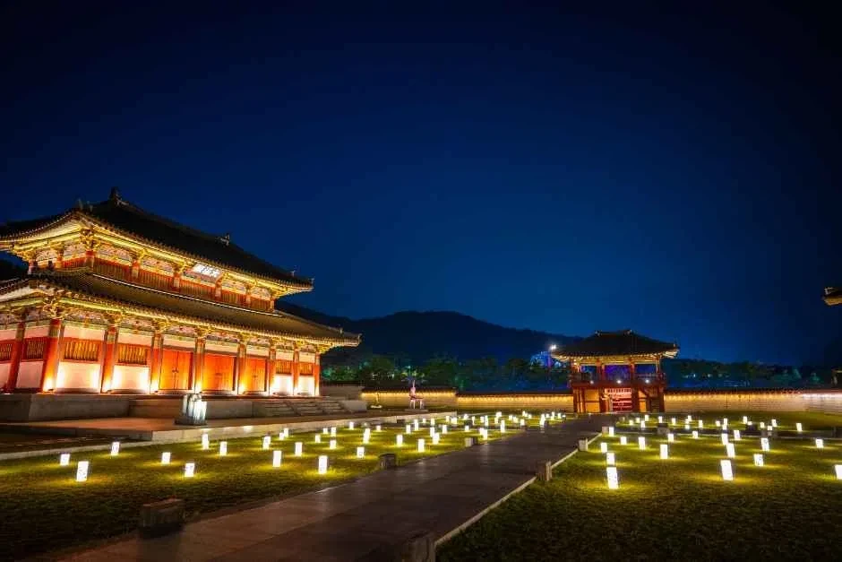 가야테마파크 빛 축제 빛을 향한 항해 사진(한국관광공사)