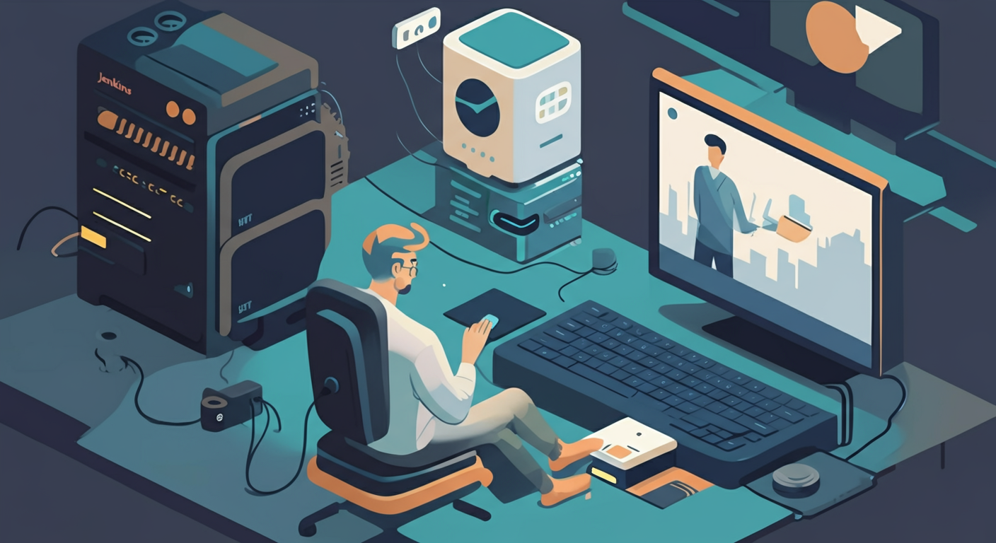 AI 생성 이미지: Jenkins 파이프라인 중단, 흔한 원인과 복구 절차