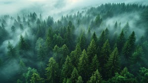 Pine Forest Wallpaper