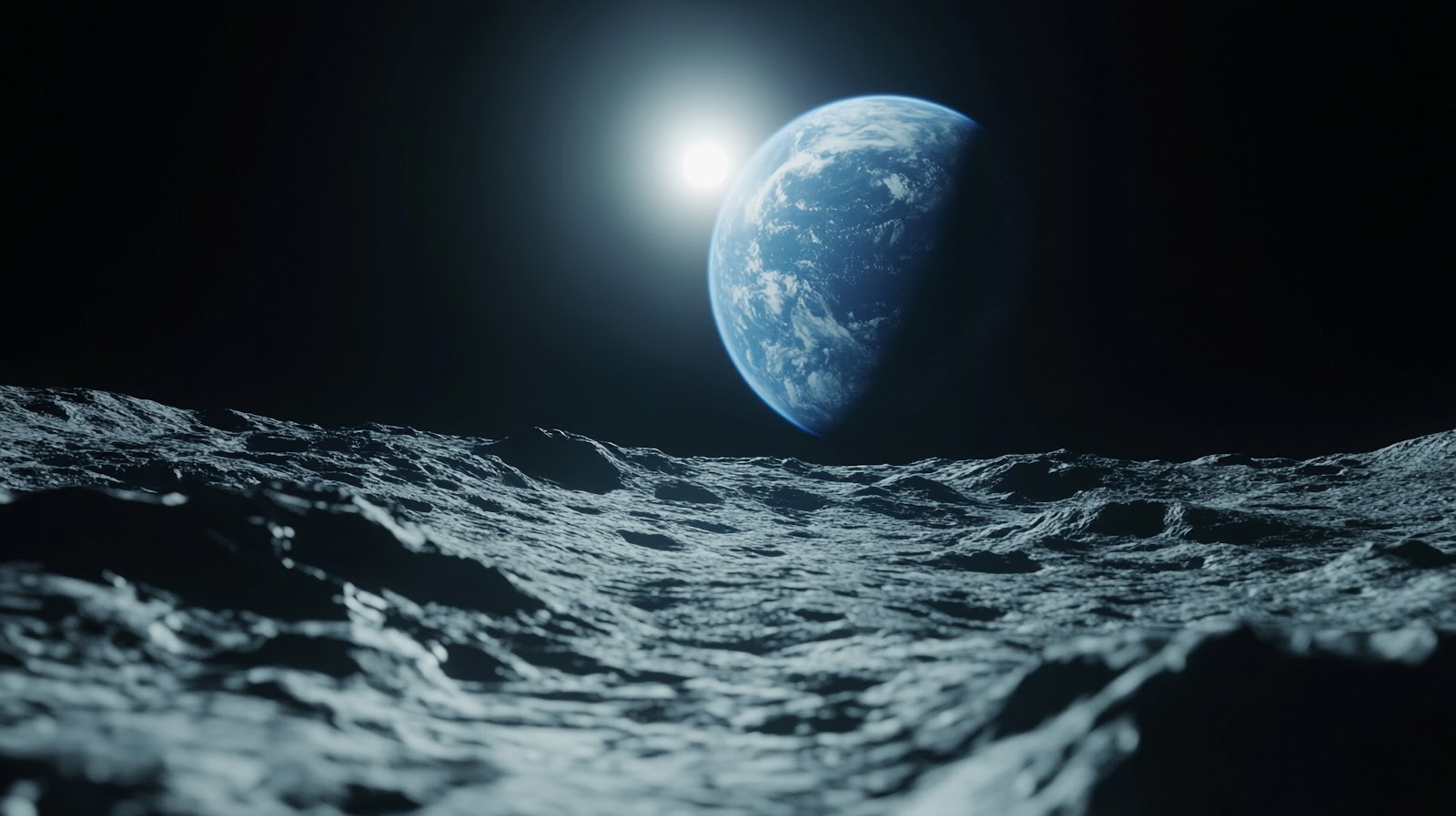 Earth From Moon Wallpaper