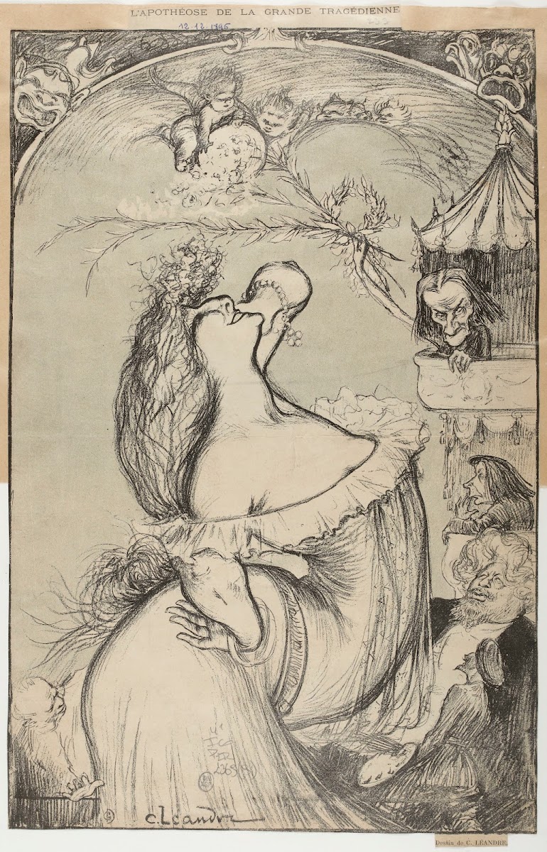LApotheose de la grand tragedienne 1896