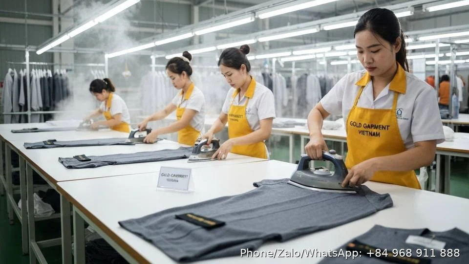 Custom Made Apparel - Gold Garment Vietnam