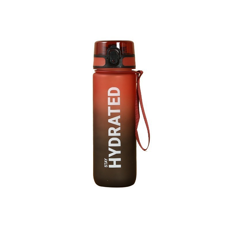 Sports drinking bottle with flip cap, 750–1000 ml