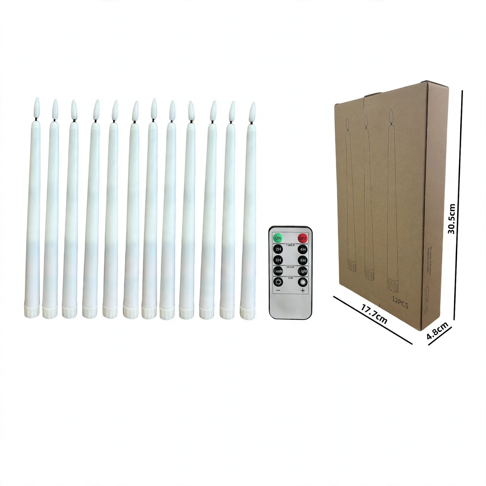 Electronic Taper Candle with Remote Control
