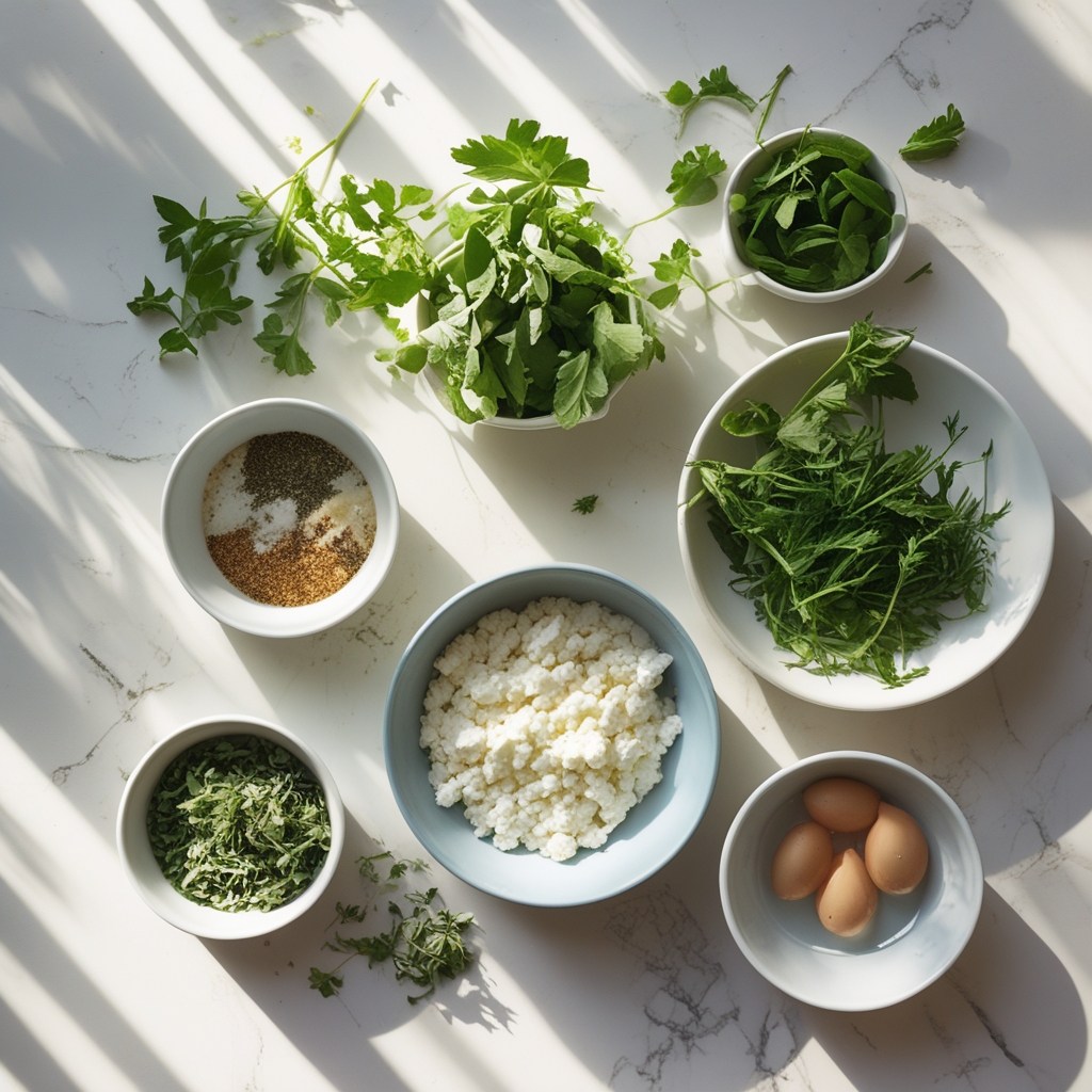 Ingredients for Healthy Cottage Cheese Pizza Bowl Recipe | High Protein Low Fat Meal