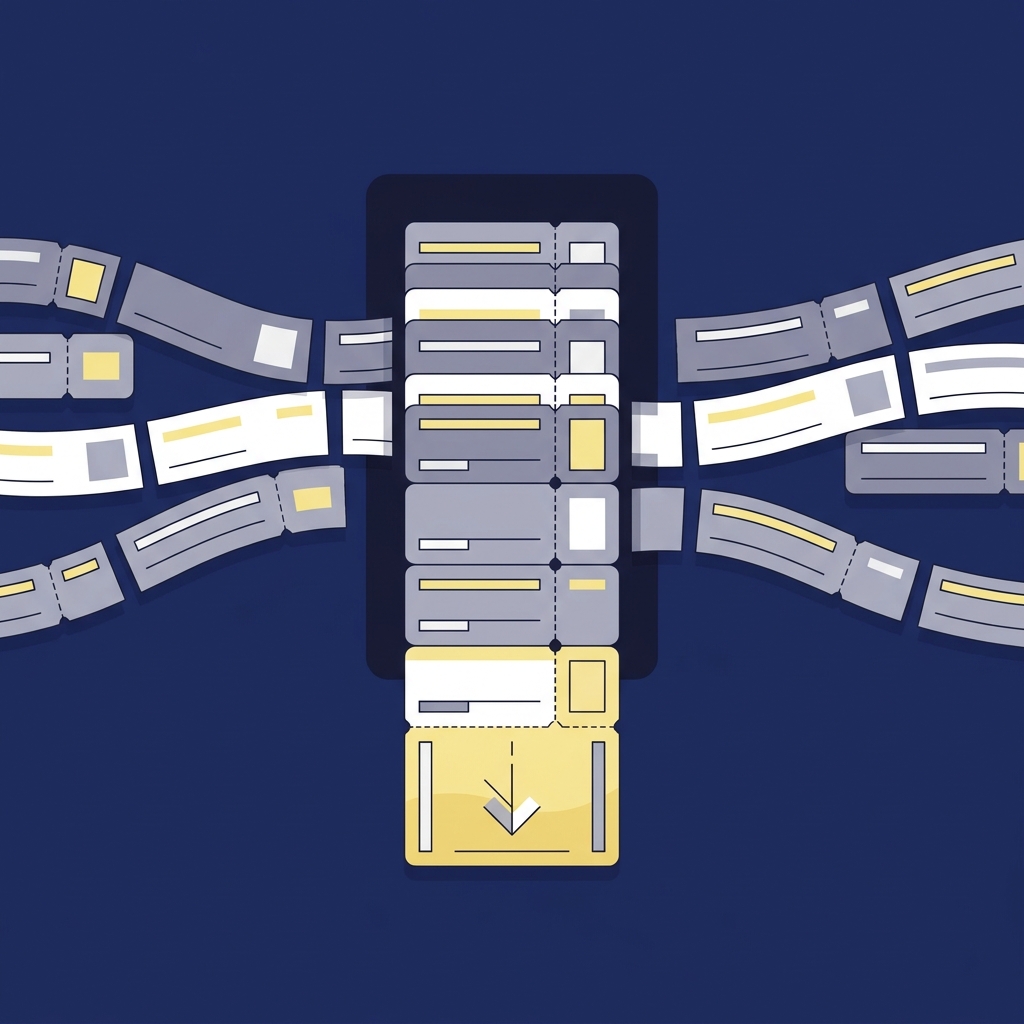 Minimalist 2D vector illustration of multiple betting tickets merging into a single parlay slip with legs combining into one payout tile in brand colors best parlay bets today reddit