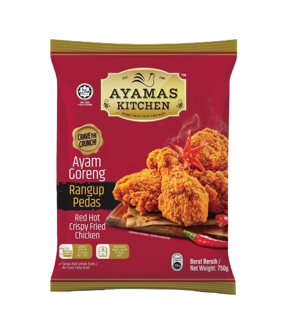 Ayamas Kitchen Red Hot Crispy Fried Chicken 750G